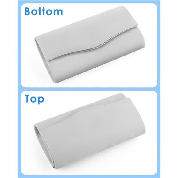 Clutch Formal Evening Bags Silver - Picture 5 of 7